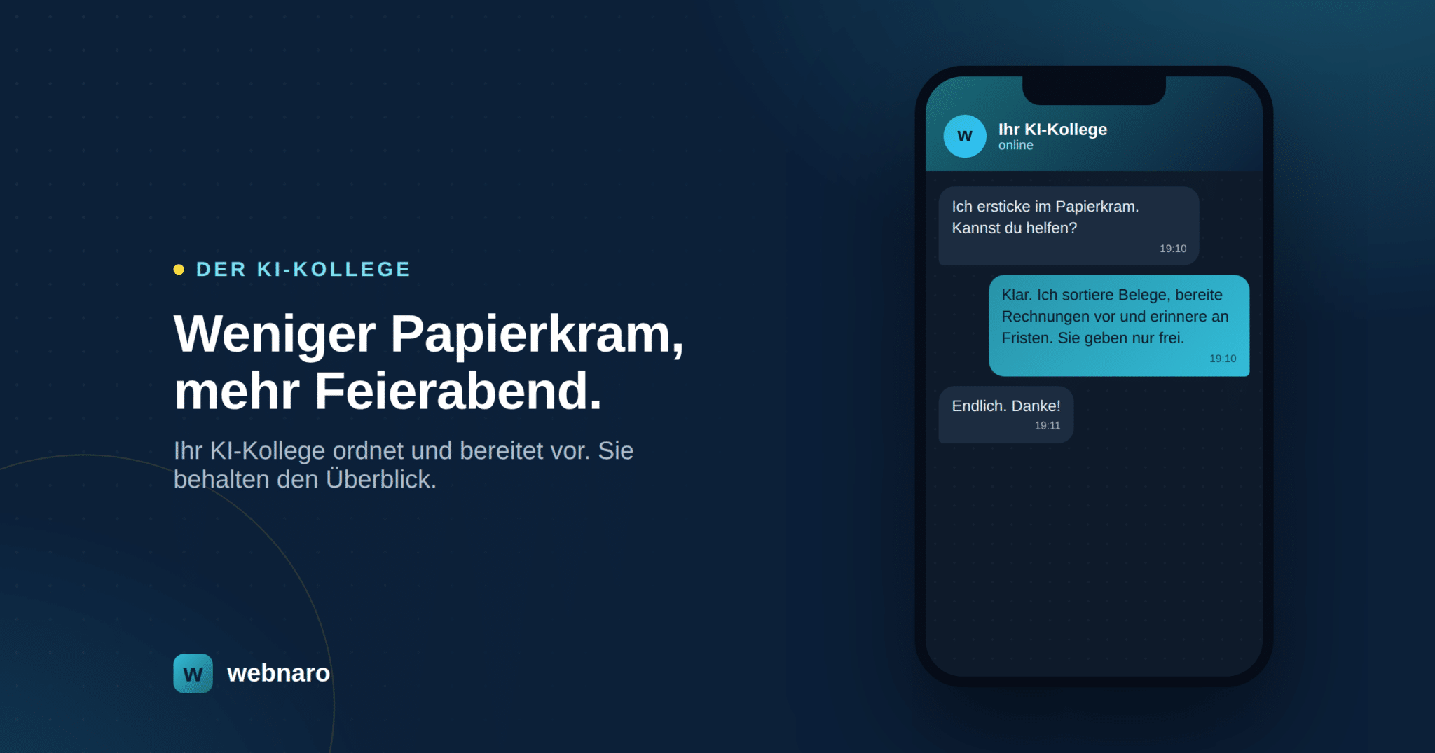 Der KI-Kollege hilft beim Papierkram: sortieren, vorbereiten, an Fristen erinnern